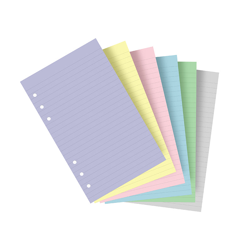 Pastel Ruled Notepaper Refill - Personal