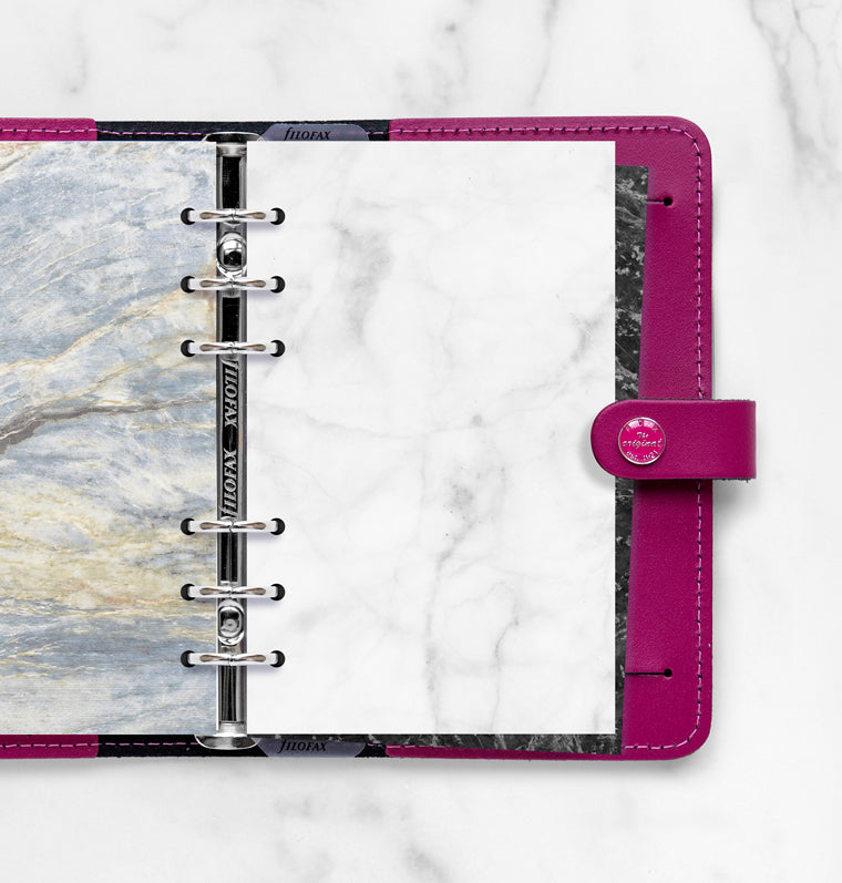 Marble Plain Notepaper Refill - Personal