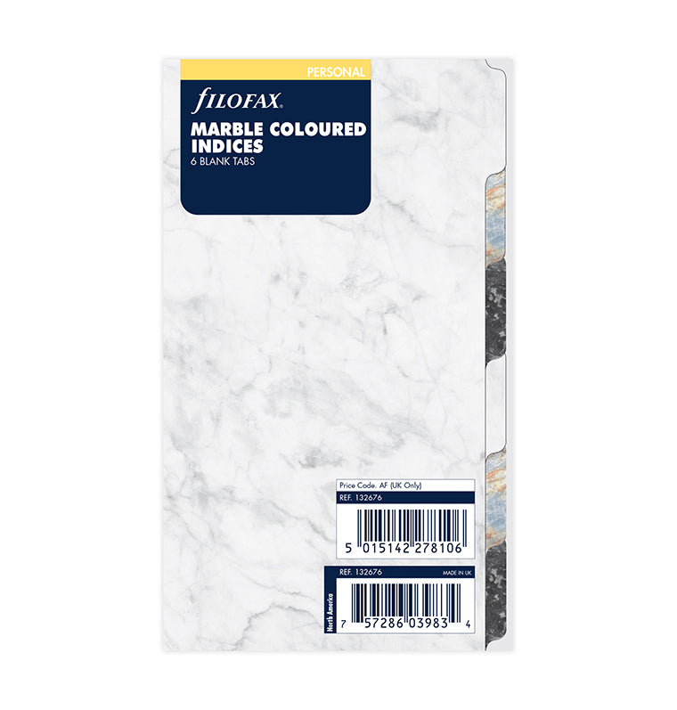 Marble Personal Dividers | Filofax – Filofax UK
