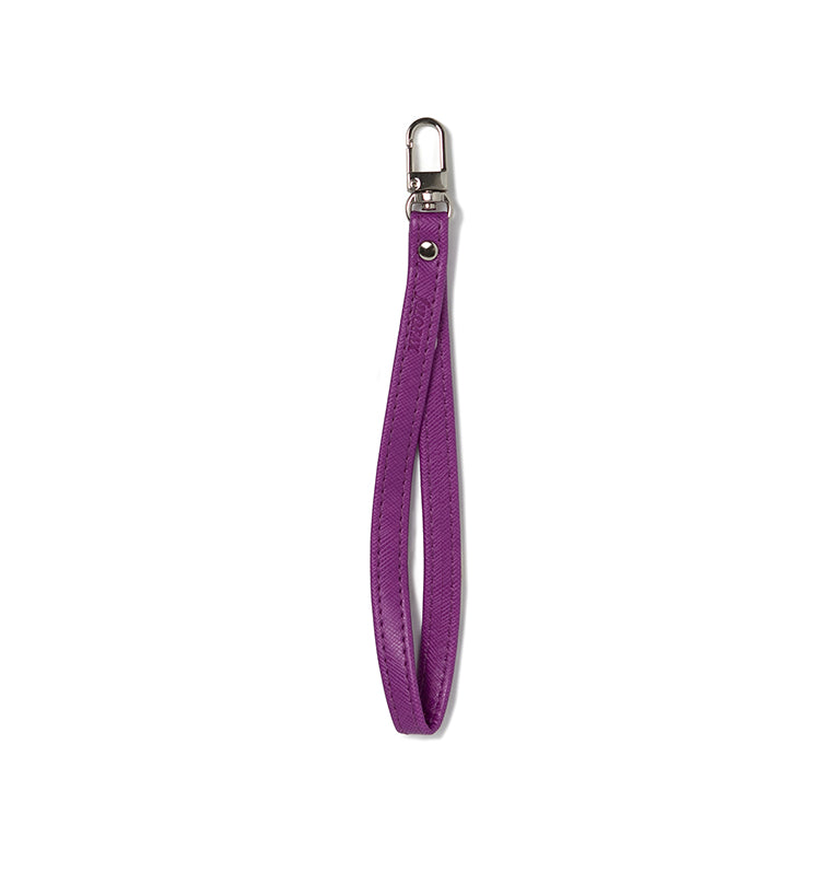 Raspberry Wristlet for Saffiano Personal Compact Zip