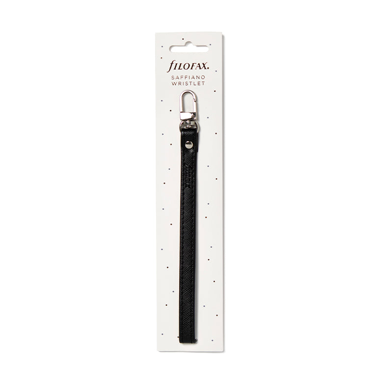 Black Wristlet for Saffiano Personal Compact Zip