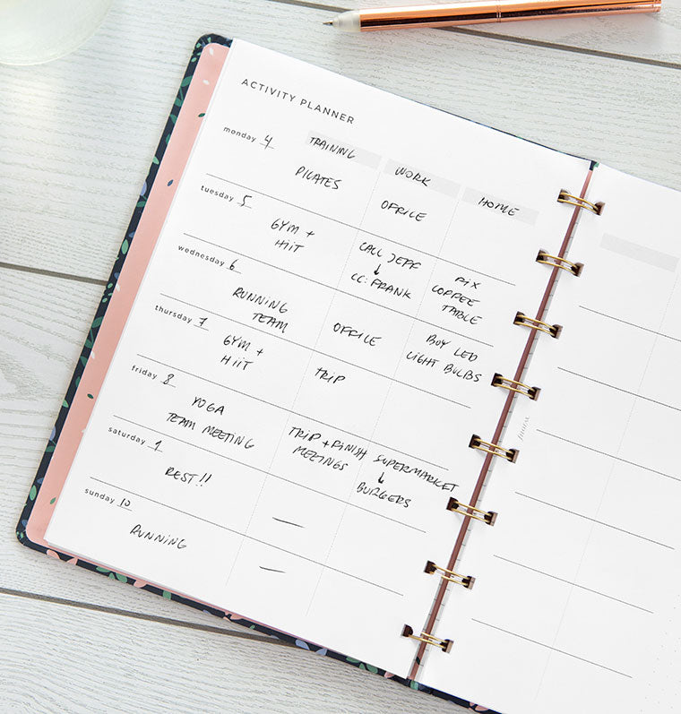 Activity Planner Notebook Refill - A5 | Filofax – Filofax UK