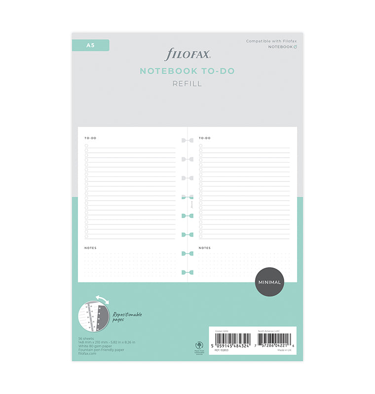 To Do Notebook Refill - A5