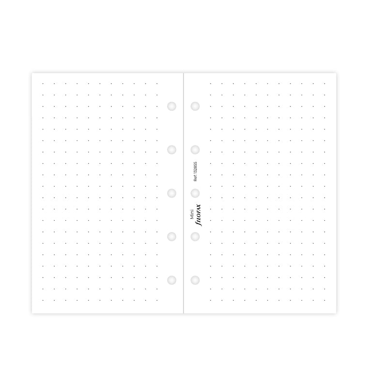 Dotted Journal Refill for Filofax Organisers - Mini size