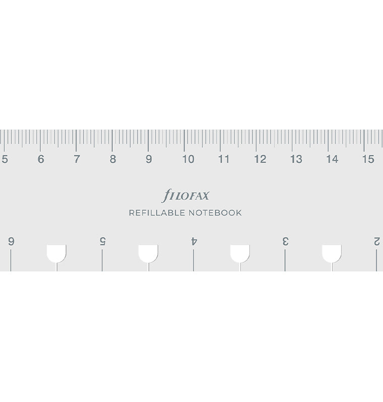 Book Ruler Insert At Page Refillable Notebook A5 Ruler Page Marker | Filofax – Filofax UK
