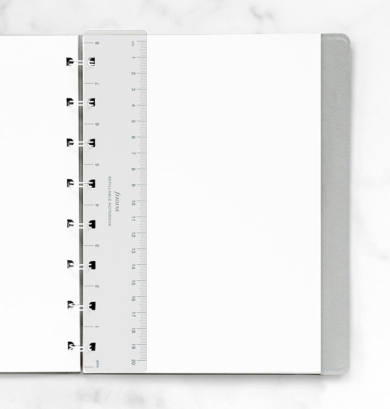 Refillable Notebook A5 Ruler Page Marker | Filofax – Filofax UK