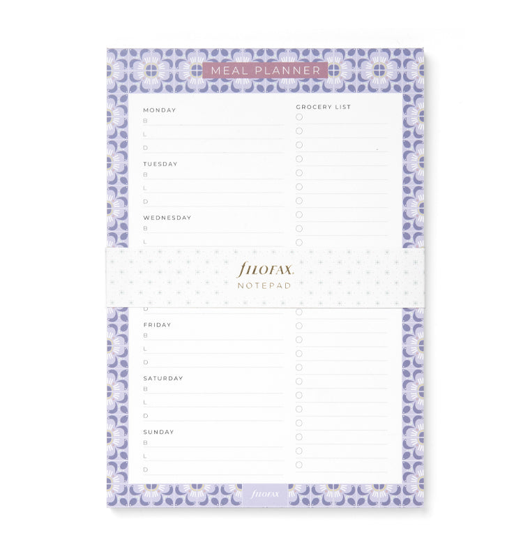 Mediterranean Meal Planner Notepad | Filofax – Filofax UK