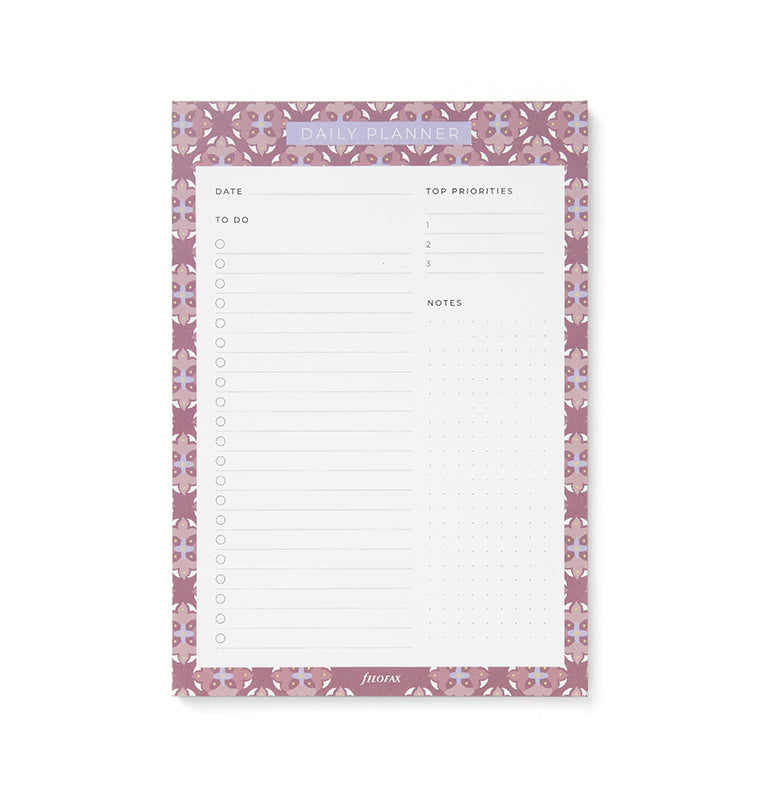 Mediterranean Daily Planner Notepad | Filofax – Filofax UK