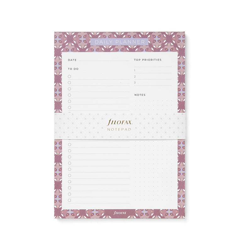 Mediterranean Daily Planner Notepad | Filofax – Filofax UK