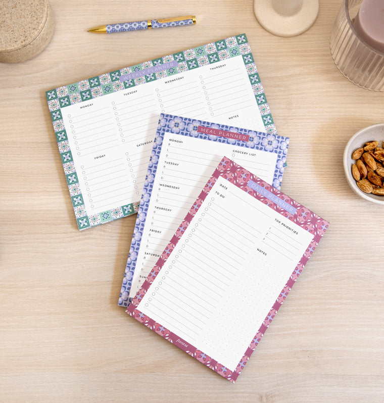 Mediterranean Daily Planner Notepad | Filofax – Filofax UK