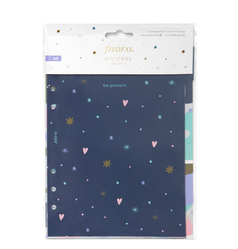 Filofax Packaging Good Vibes A5 Dividers | Filofax – Filofax UK