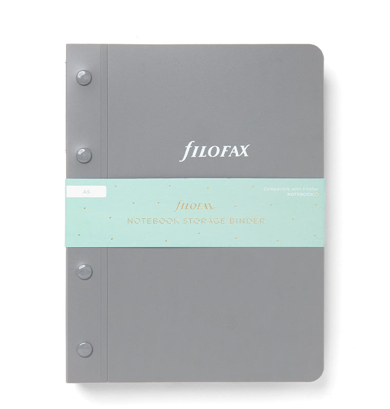 Filofax Storage Binder for Refillable Notebook Pages - A5 size in packaging