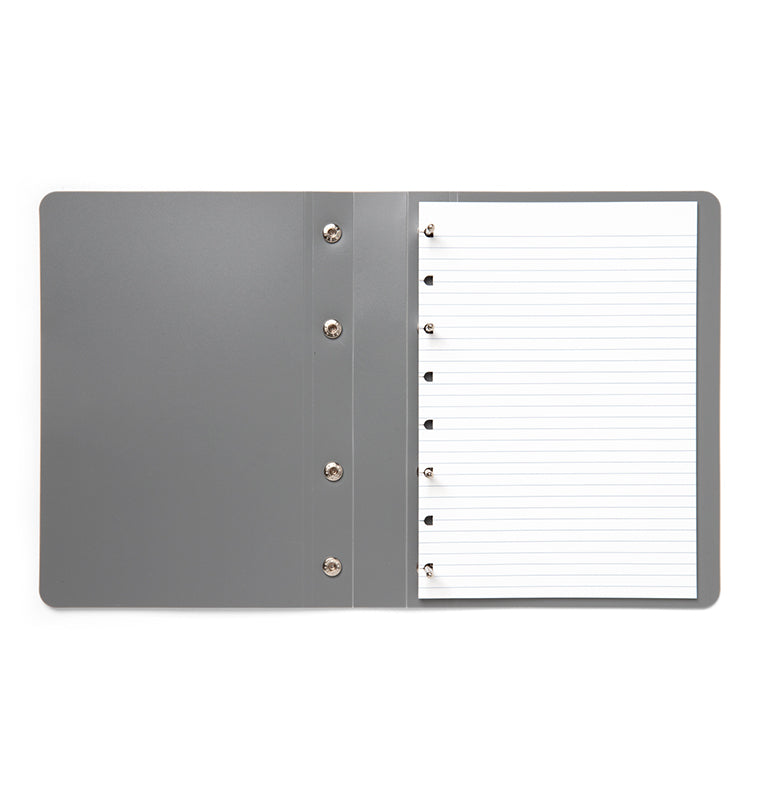 A5 Storage Binder for Notebook Refills - Grey
