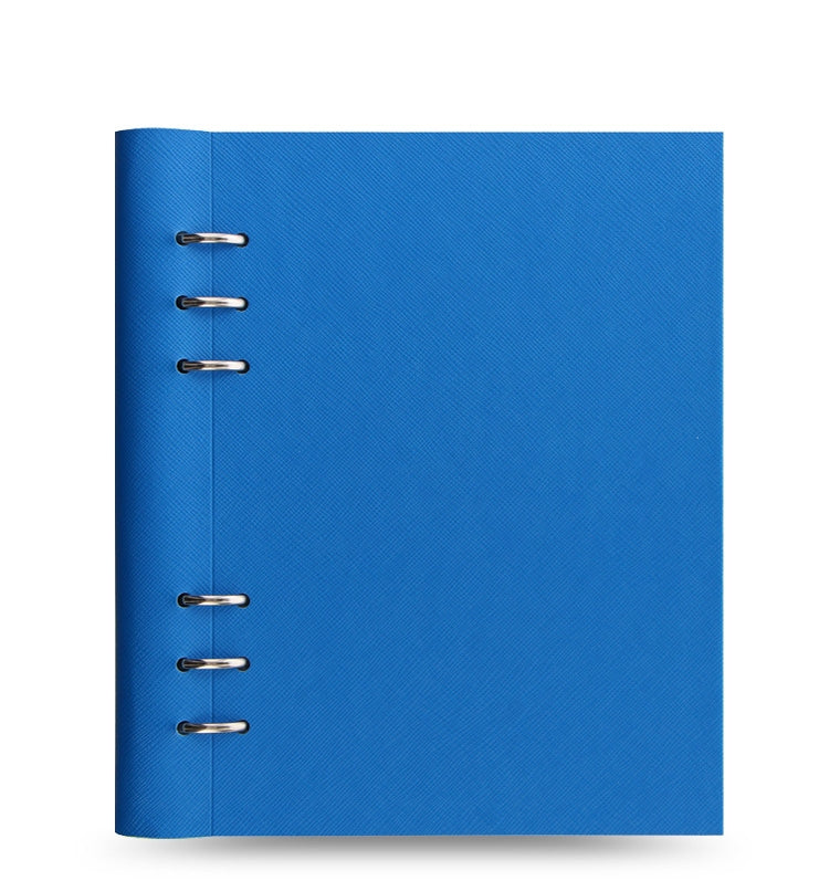 Clipbook Saffiano Fluoro Blue A5 Notebook