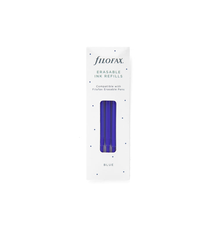 Filofax Erasable Pen Ink Refills - Blue