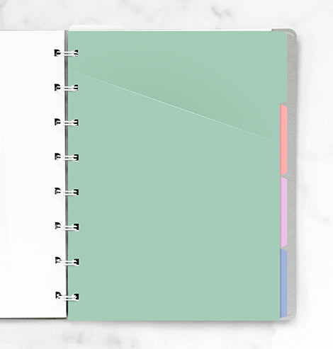 Pastel A5 Dividers for Filofax Refillable Notebooks