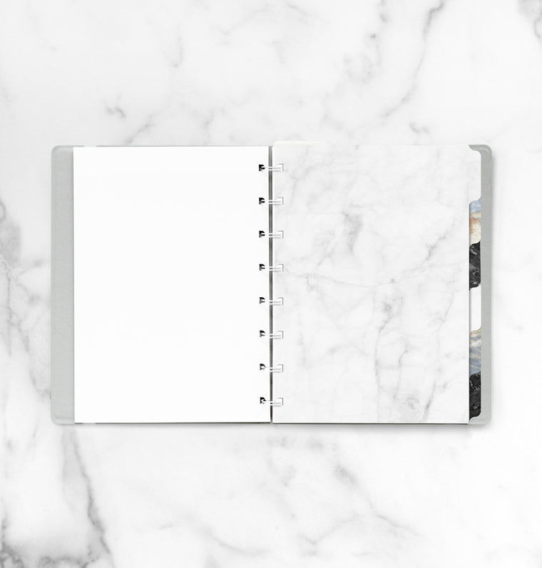 Marble A5 Notebook Dividers