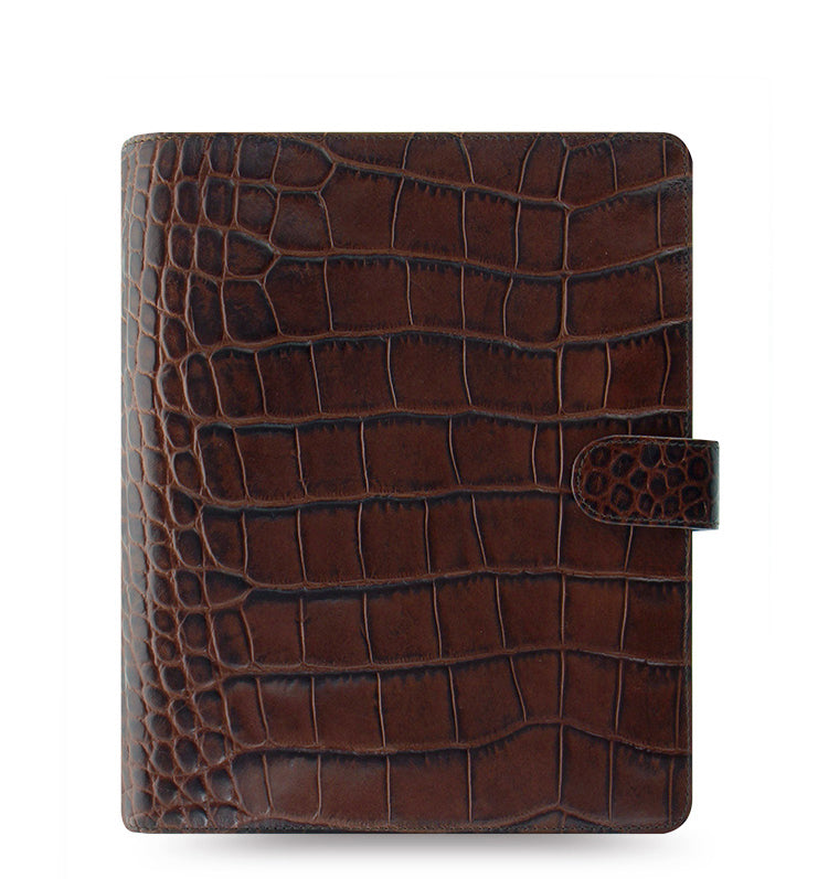Classic Croc A5 Leather Organiser | Filofax – Filofax UK