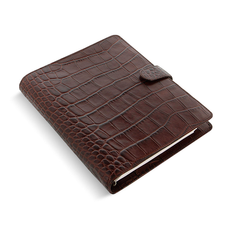 Classic Croc A5 Leather Organiser | Filofax – Filofax UK