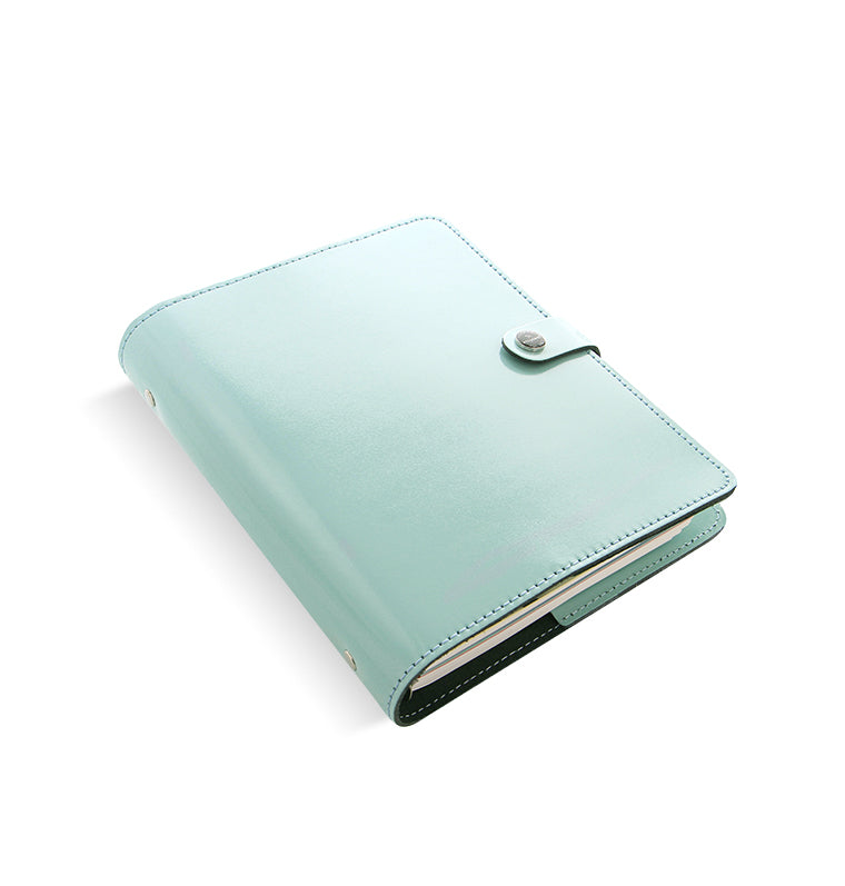 The Original Patent A5 Leather Organiser Duck Egg