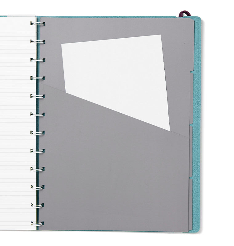 Filofax Contemporary A4 Refillable Notebook with divider pocket
