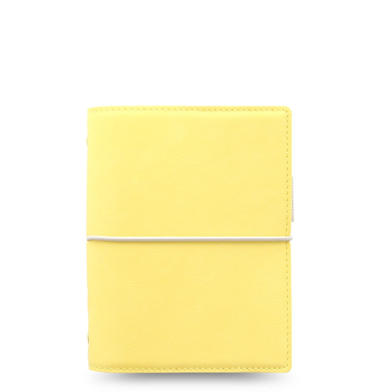 Filofax Domino Soft Pocket Organiser in Lemon Yellow