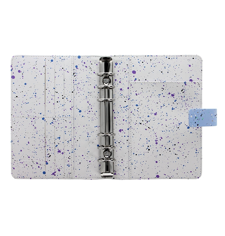 Expressions Sky Blue Personal Organiser, open view