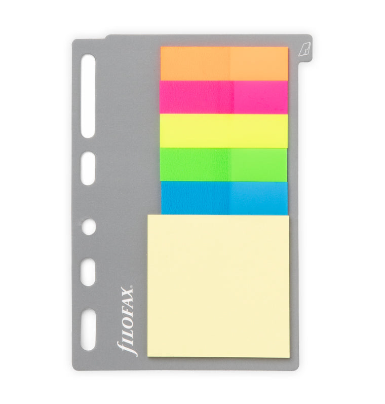 Filofax Small Assorted Sticky Notes for Pocket, Personal, A5 and A4 Organisers