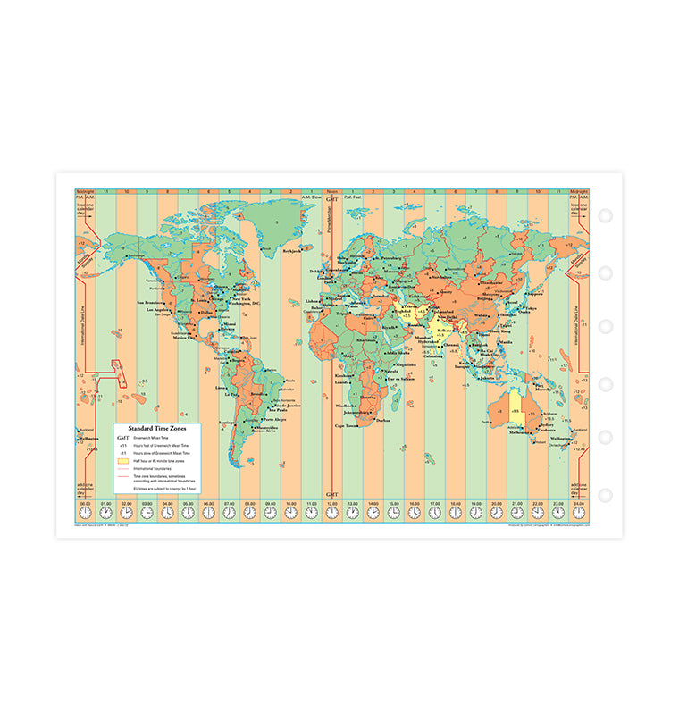 World Map Refill - Pocket