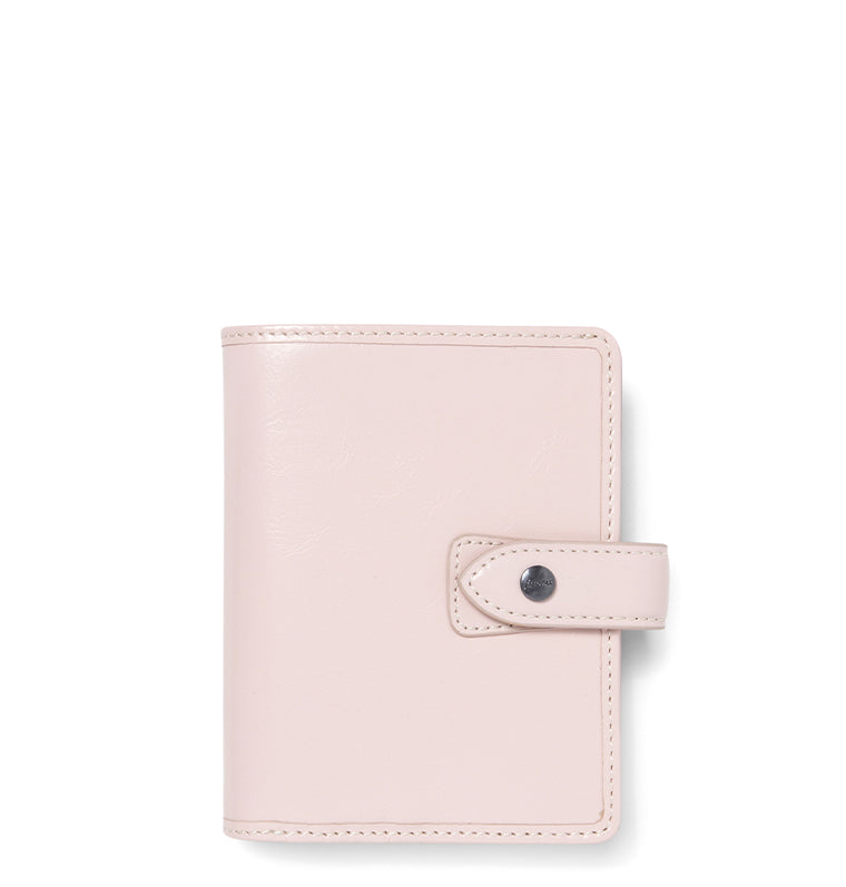 Filofax Leather Malden Pocket Organiser in Pink
