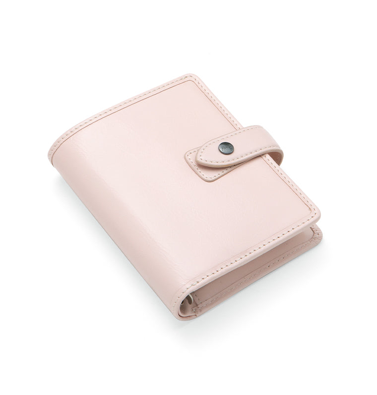 Filofax Leather Malden Pocket Organiser in Pink