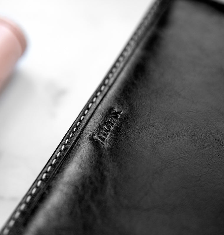 Filofax Malden Personal Compact Zip Leather Organiser detail