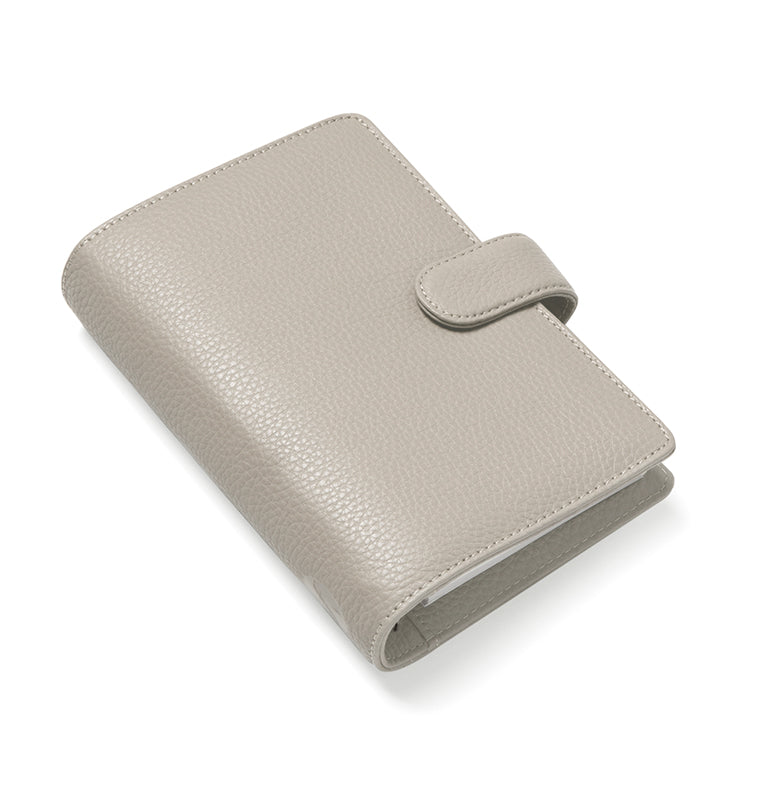 Filofax Norfolk Personal Leather Organiser in Taupe Beige