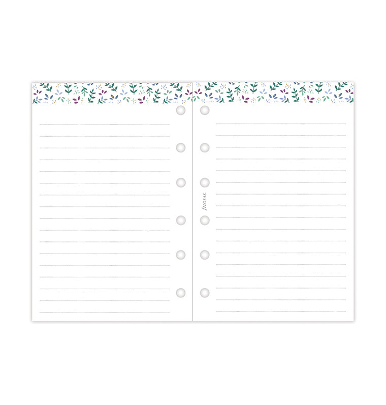 Garden Week On Two Pages Diary - Pocket 2024 Multilanguage - Filofax