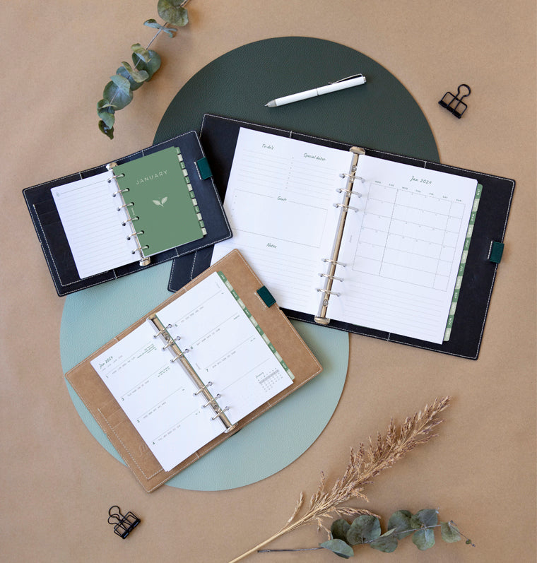 Filofax Eco Essential Collection - Week On Two Pages Diary Refills in Organisers