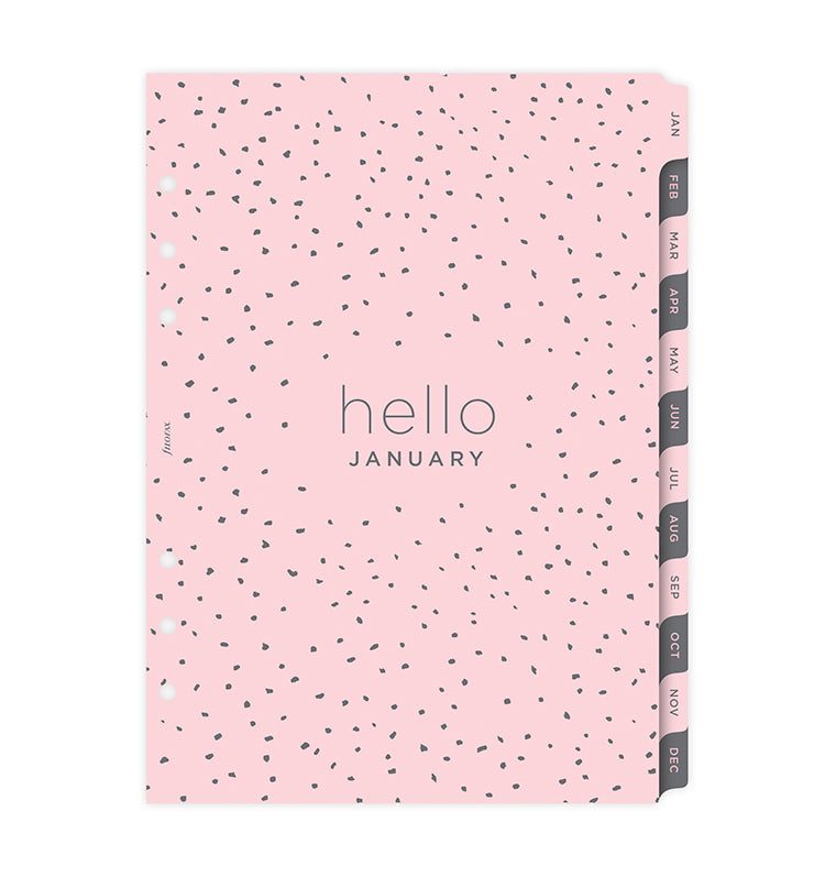 Confetti Week on Two Pages Diary Refill - A5 2024