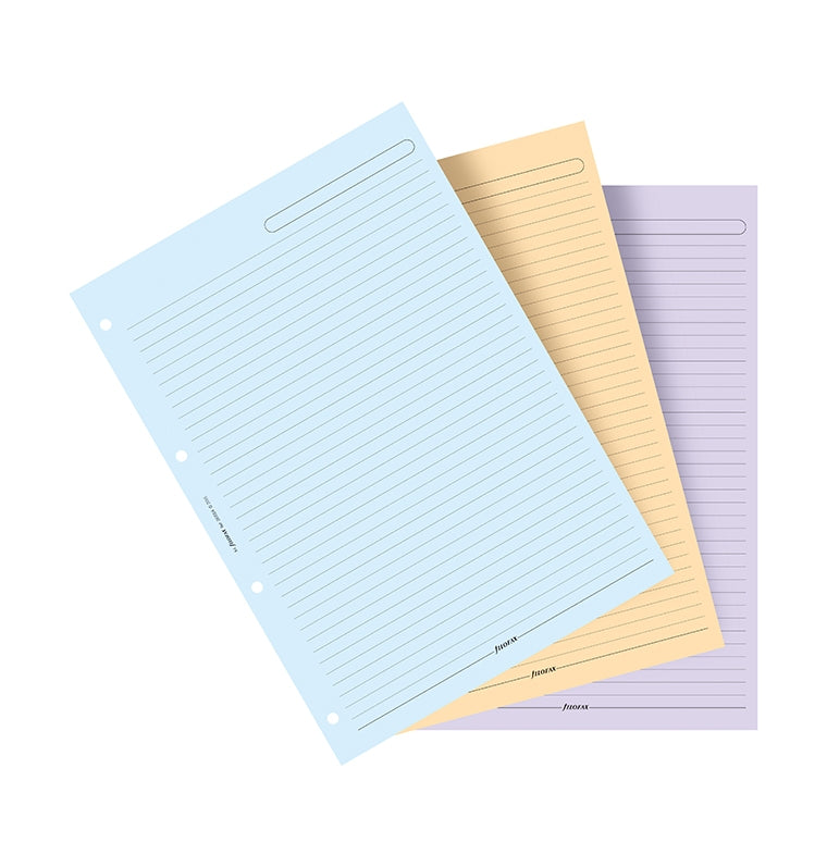 Assorted Ruled A4 Notepaper Refill
