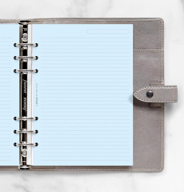 Blue Ruled Notepaper A5 Refill