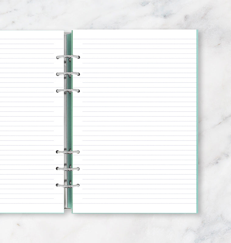 Clipbook Ruled Notepaper Refill - A5 size -  by Filofax