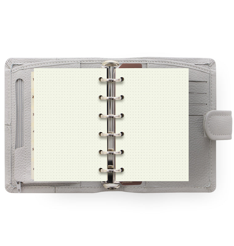 Classic Stitch Soft Grey Pocket Organiser, open view