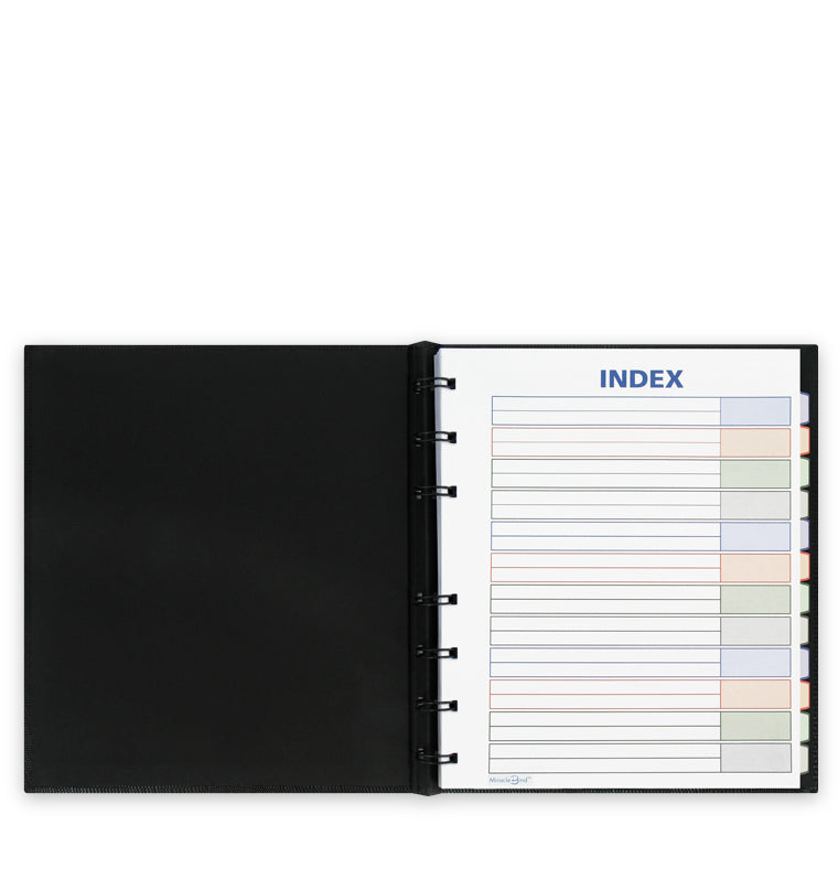 MiracleBind A5 Notebook Black