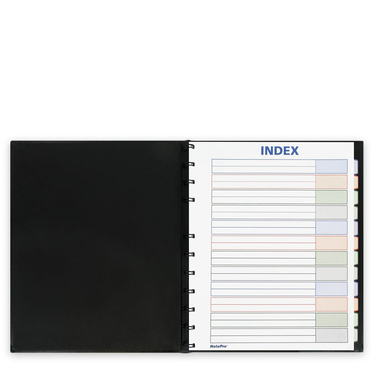 NotePro A4 Notebook Black
