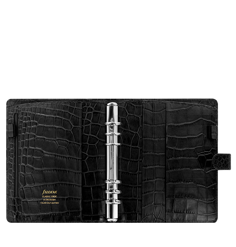 Classic Croc A5 Leather Organiser | Filofax – Filofax UK