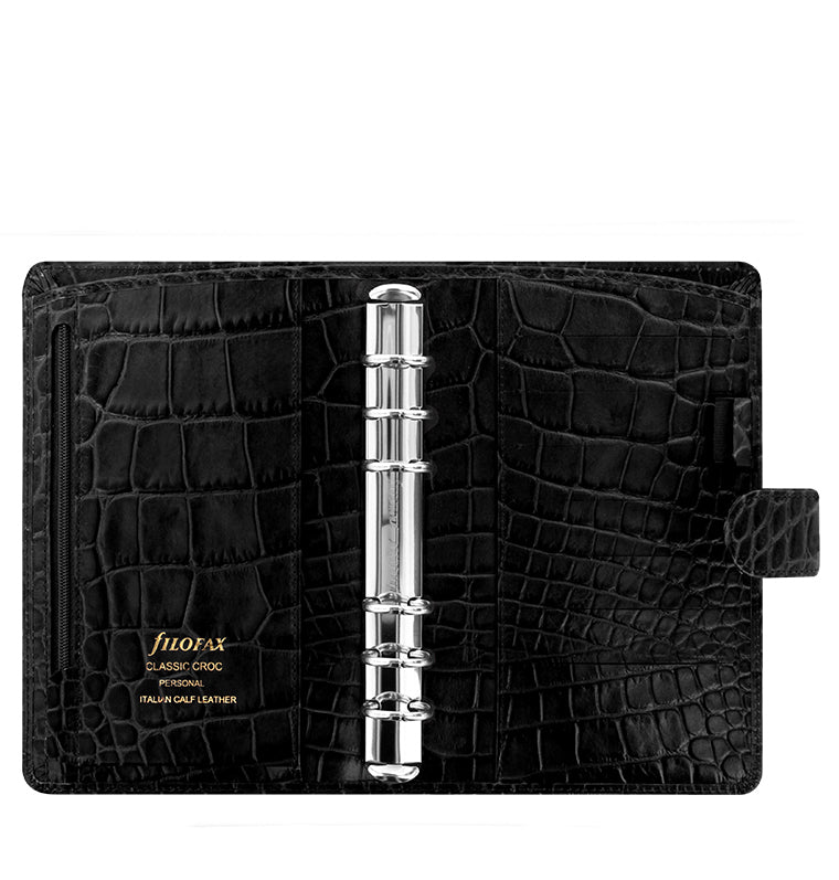 Classic Croc Personal Leather Organiser | Filofax – Filofax UK