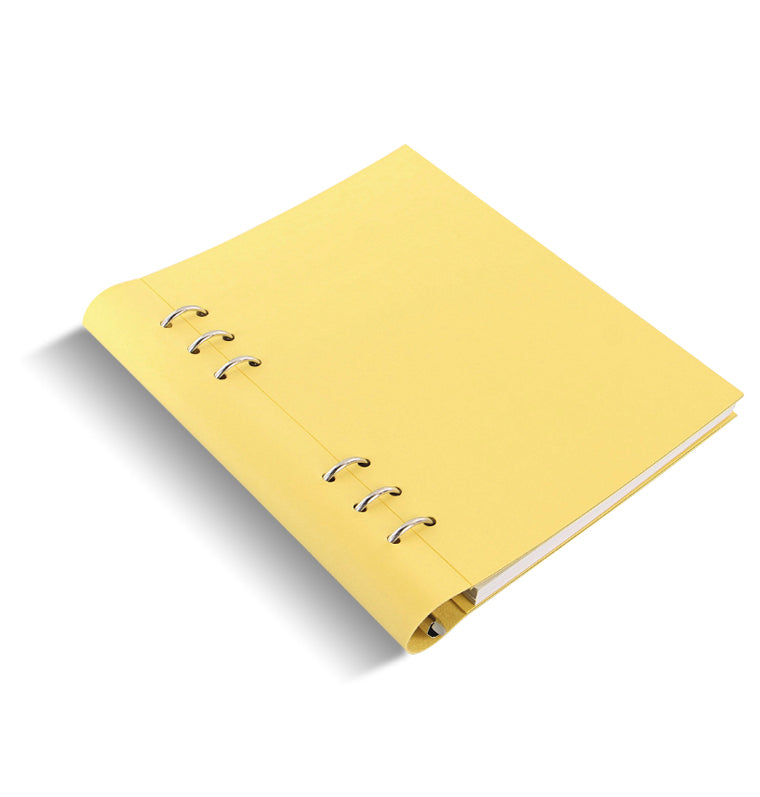 Clipbook Classic Pastels A5 Notebook Lemon