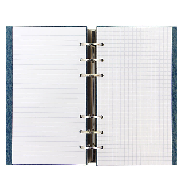 Clipbook Architexture Personal Notebook Denim