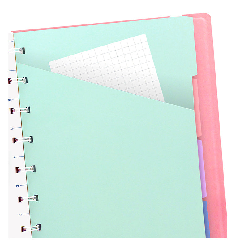 Classic Pastels A5 Refillable Notebook Rose