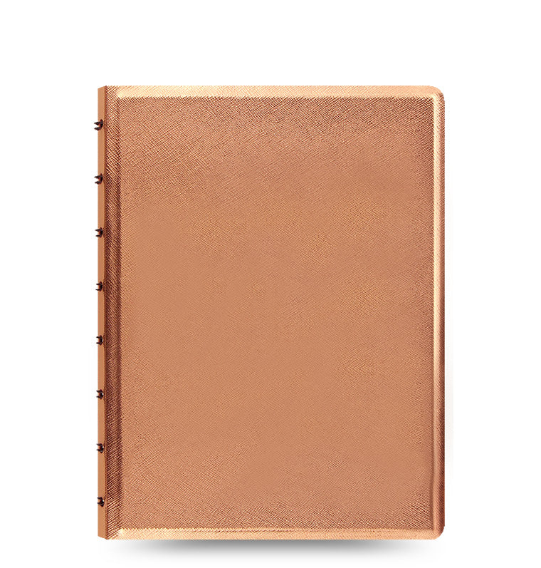 Filofax, Notebook Saffiano Metallic, A5, rose gold | Kancelářské potřeby