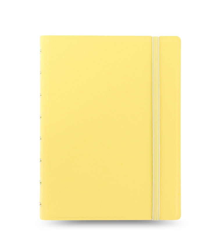 Classic Pastels A5 Refillable Notebook Lemon