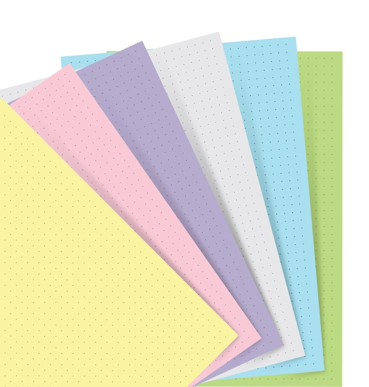 Filofax Notebook Pastel Dotted Journal Refill - A5